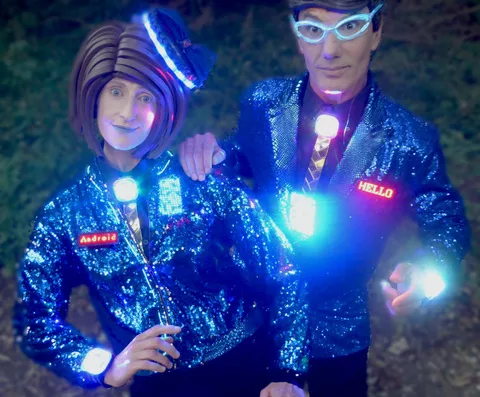LED A.I Humanoid Robots