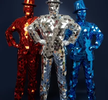 Colourful Mirror Men